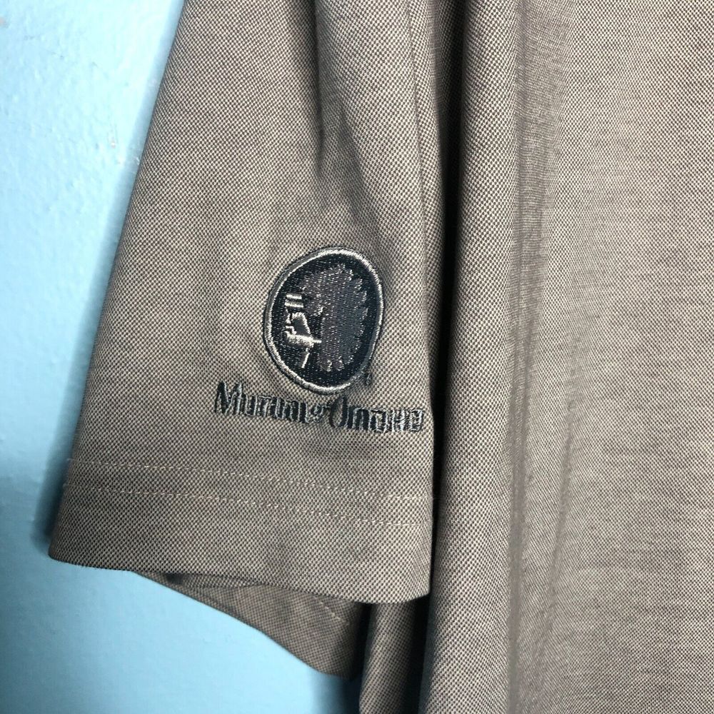 4/$25 Travis Mathew Polo Shirt Mens XXL Gray Stripe Casual Golf Athletic - Picture 8 of 9